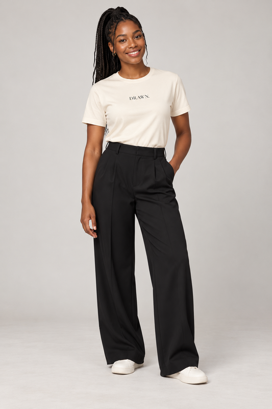 The DRAWN. Essential Tee — Natural