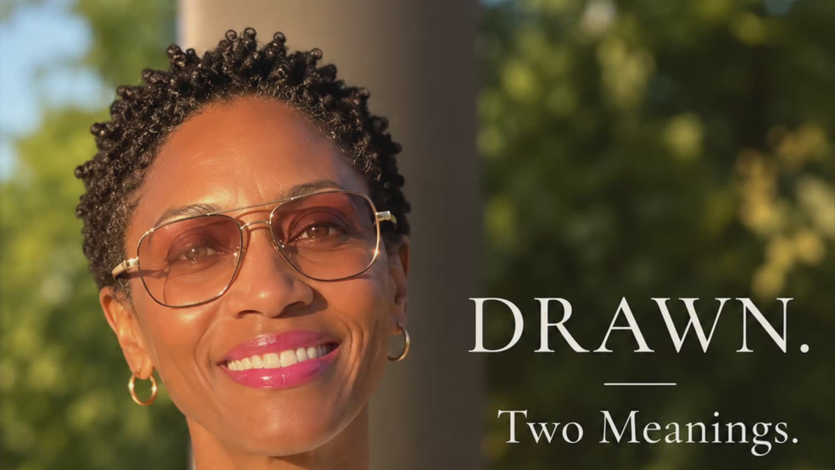 Load video: DRAWN. founder shares the two meanings behind the faith-based apparel brand: how God formed us and draws us to Himself through unfailing love, inspired by Jeremiah 31:3.
